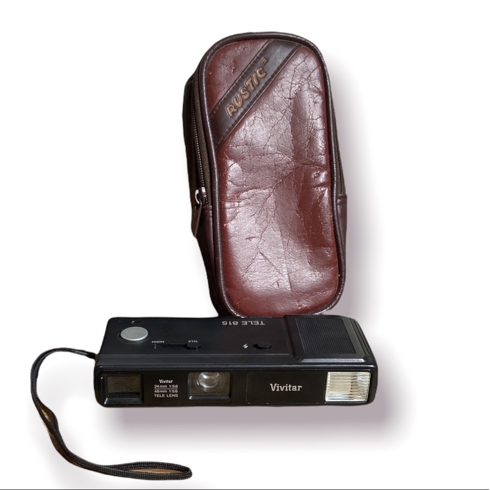 Vivitar 110 Camera with Case Vintage